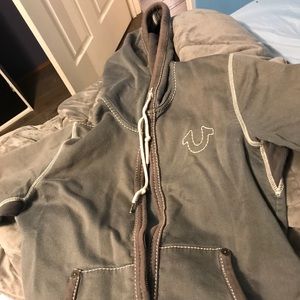 True religion zip up hoodie